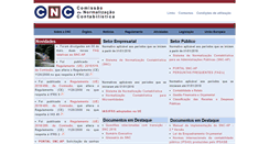 Desktop Screenshot of cnc.min-financas.pt