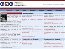 Tablet Screenshot of cnc.min-financas.pt